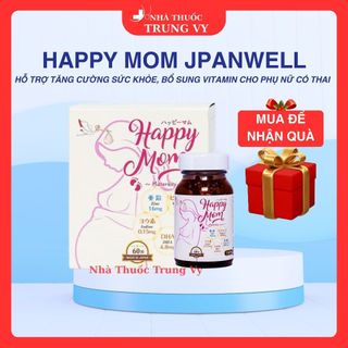 Viên Uống Happy Mom Jpanwell Bổ Sung Vitamin Cho Phụ Nữ Mang Thai (Hộp 60 Viên)