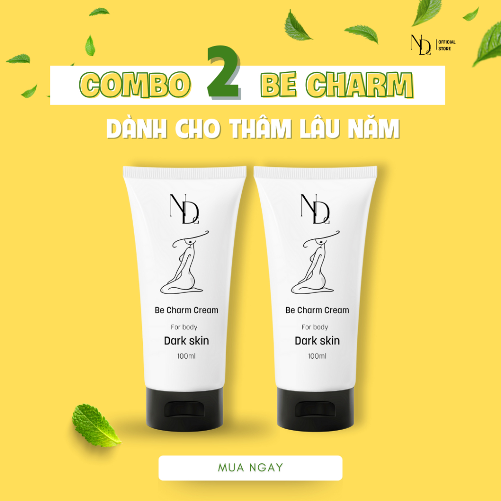 COMBO 2 TUÝP KEM GIẢM THÂM BE CHARM 100ML 6in1