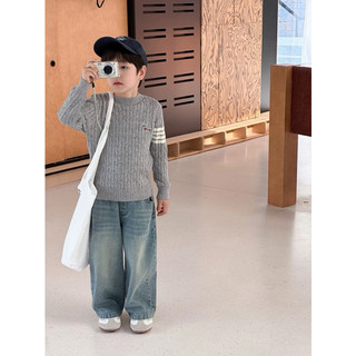 Quần jean Suông cho bé Batala kids (KQJ05) , quần bò dài ống đứng bé trai bé gái sành điệu xịn xò thu đông 2024