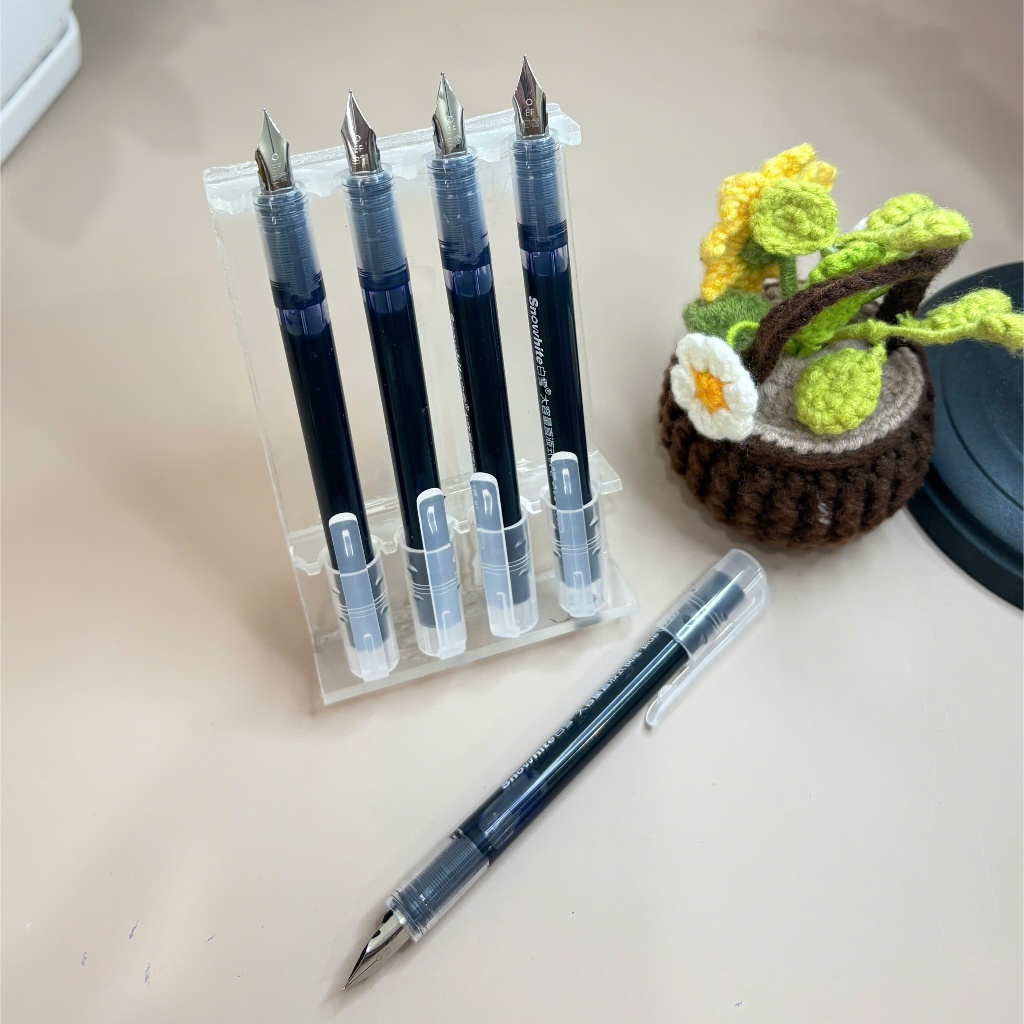 Bút Máy #F33 Dùng mực trực tiếp,không cần bơm mực cho học sinh 1-5, Ngòi EF 0.38mm Viết siêu êm trơn