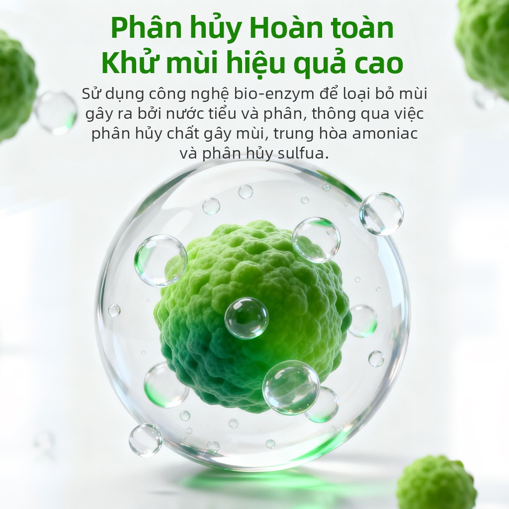 ⭐Paw Globe: Xịt khử mùi Phù hợp cho mèo và chó Khử mùi hiệu quả cao Hương thơm lâu trôi Trà xanh thơm 500ML