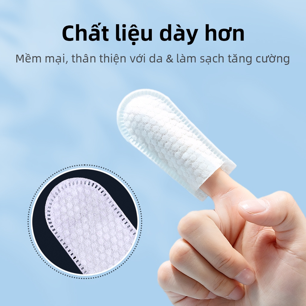 ⭐Paw Globe: khăn lau ngón tay cho thú cưng  để làm sạch răng tai 50 pcs