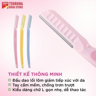 Dao Cạo Lông Mặt Nhật Bản KURASHI RHYTHM KAI Pretty For Face