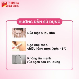 Dao Cạo Lông Mặt Nhật Bản KURASHI RHYTHM KAI Pretty For Face