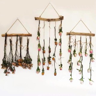 Khúc gỗ tự nhiên dùng treo đồ, phụ kiện, trang sức kèm dây treo