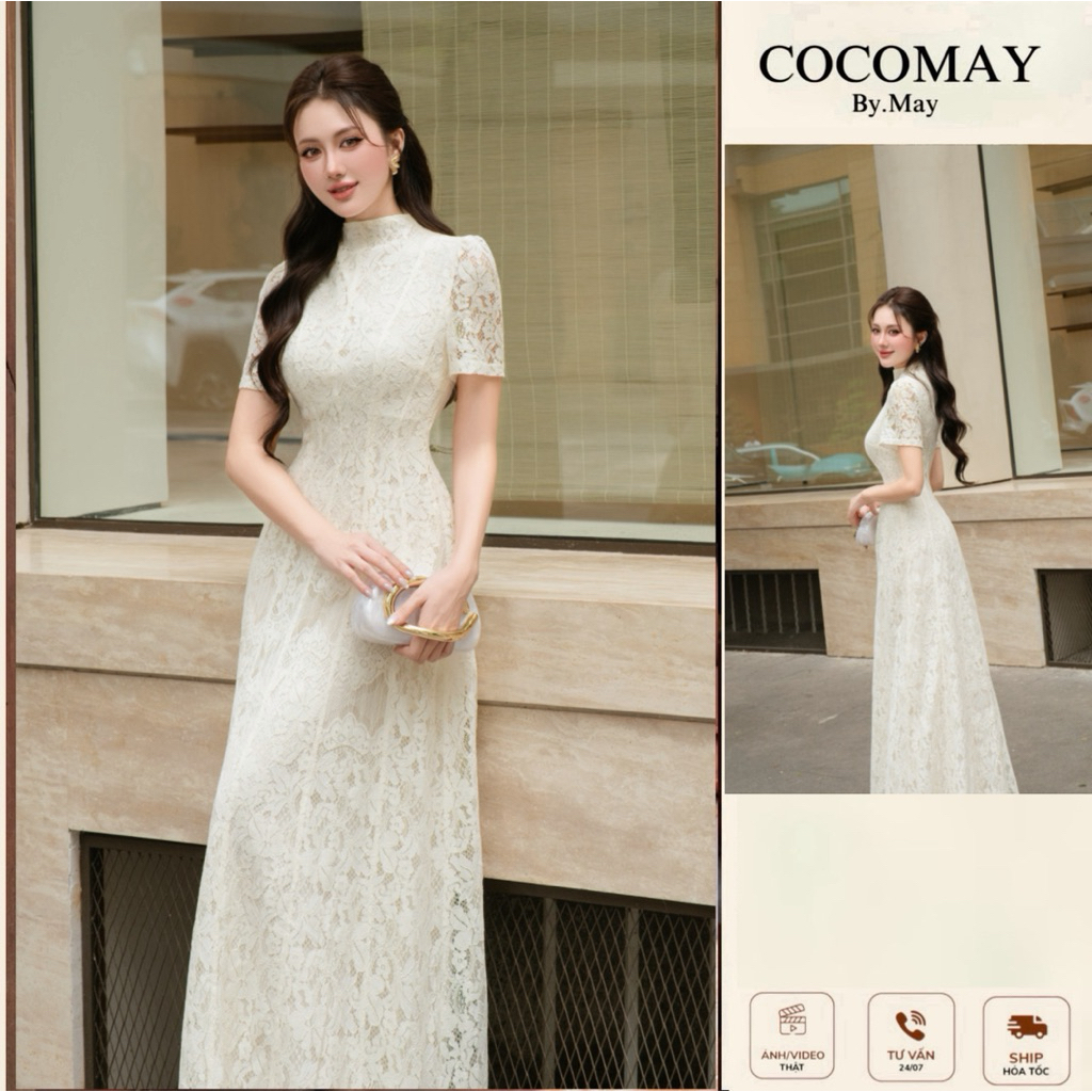 COCOMAY - Đầm Marilyn Long Lace | Shopee Việt Nam