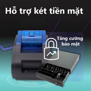 Máy in hoá đơn Bluetooth  Máy in hóa đơn tiền mặt nhiệt Hỗ trợ Android/USB và máy tính