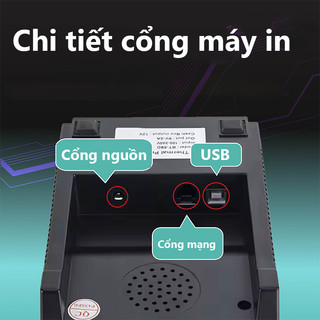 Máy in hoá đơn Bluetooth  Máy in hóa đơn tiền mặt nhiệt Hỗ trợ Android/USB và máy tính