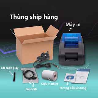 Máy in hoá đơn Bluetooth  Máy in hóa đơn tiền mặt nhiệt Hỗ trợ Android/USB và máy tính