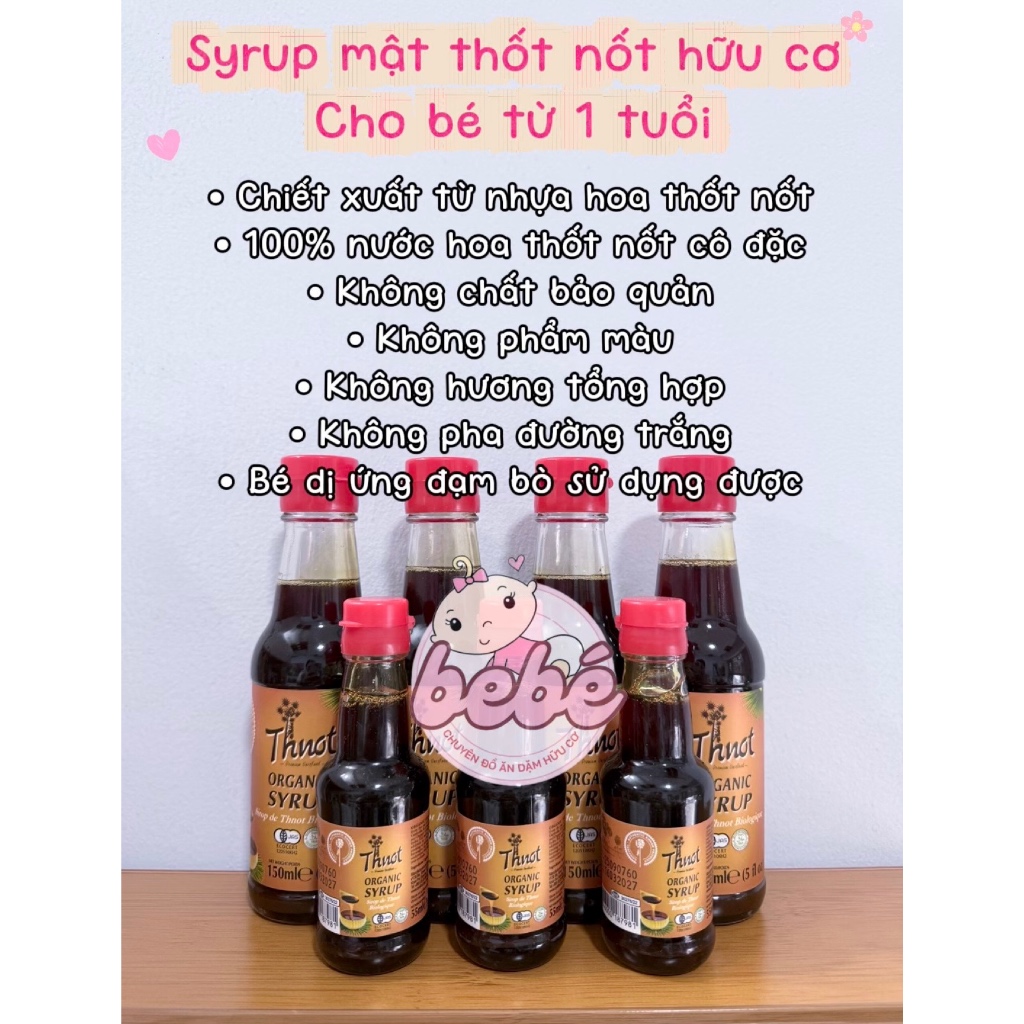 Đường , Syrup mật thốt nốt hữu cơ Confirel - Thnot Syrup