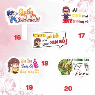 Combo 20 Hashtag Cầm Tay Đám Cưới