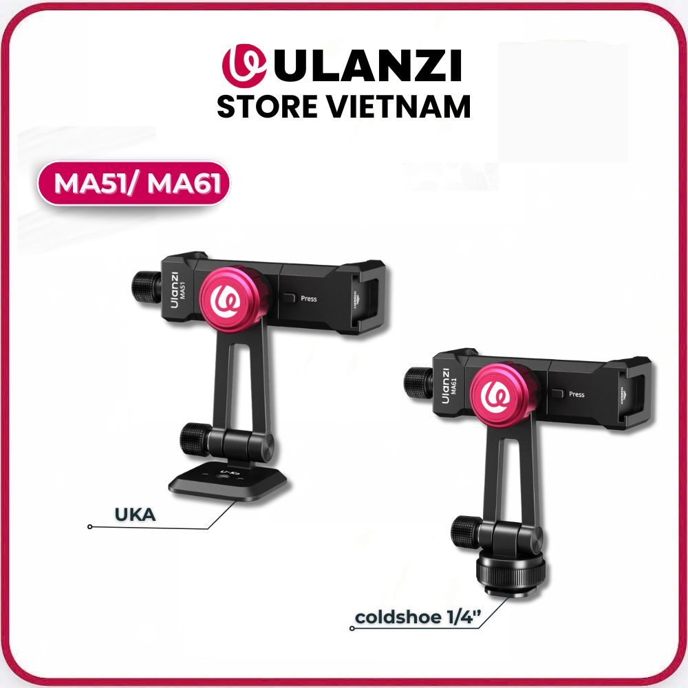Ngàm kẹp điện thoại Ulanzi MA51 MA61