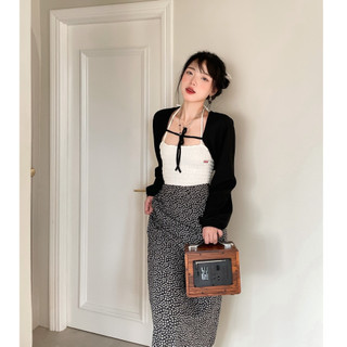 Áo khoác cardigan nữ MONÁ chất len phối lông mềm mịn - JENA CARDIGAN