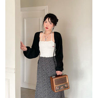 Áo khoác cardigan nữ MONÁ chất len phối lông mềm mịn - JENA CARDIGAN