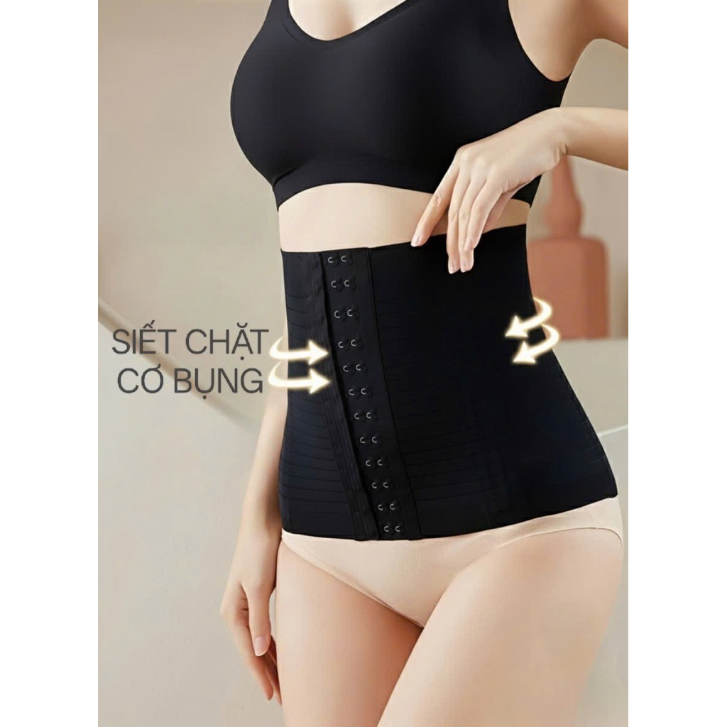 Đai nịt bụng Heevy secret, gen định hình giảm mỡ thon gọn chống cuộn