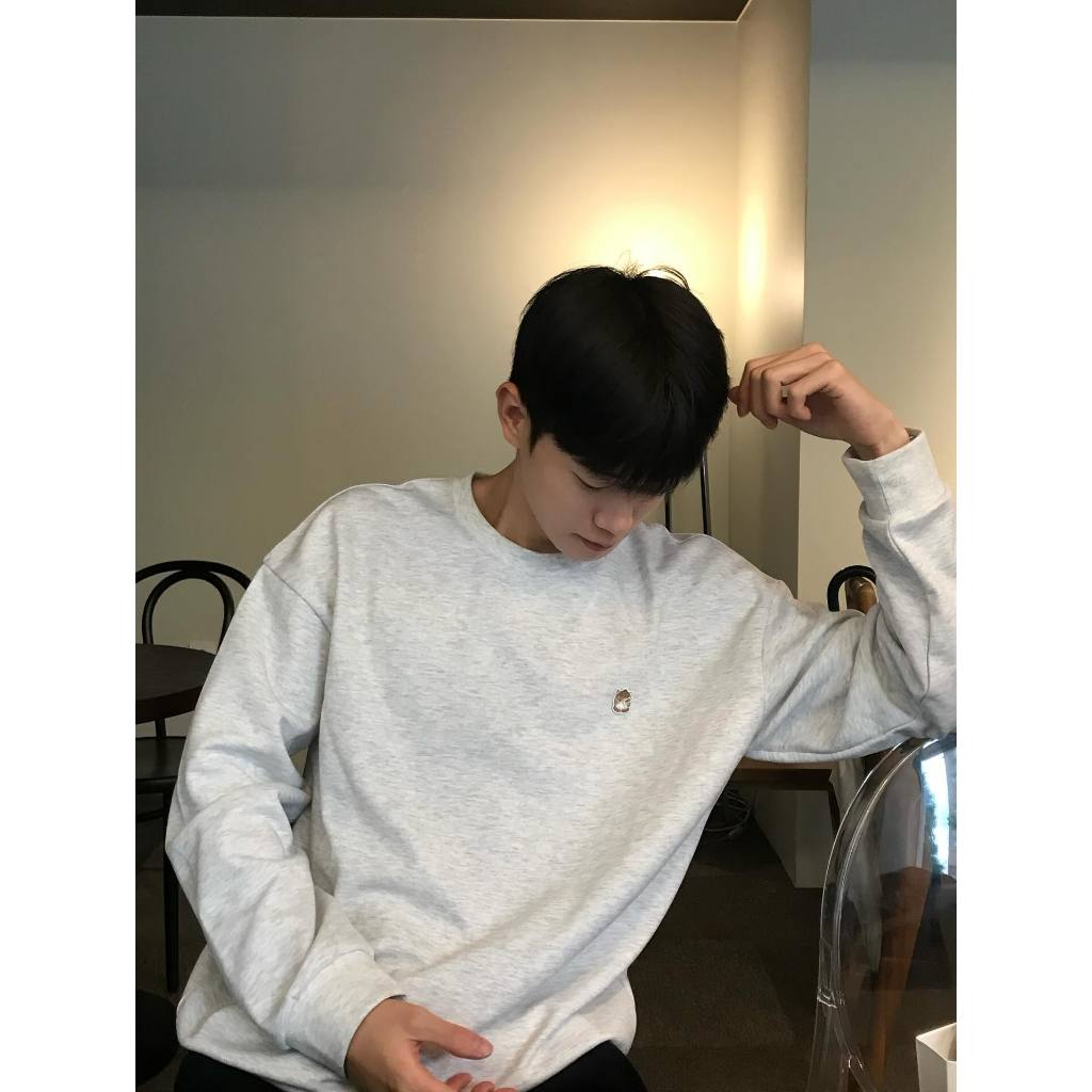 Áo Nỉ Bông Polham Sweater Logo Oversized GREYB Unisex | BigBuy360 - bigbuy360.vn