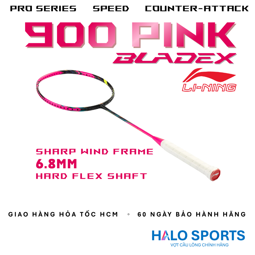Vợt Cầu Lông Lining Bladex 900 Pink Chính Hãng Chưa Căng Dây | Halo ...