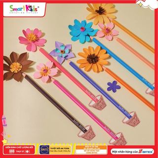 [MỚI VỀ] Vỉ/ Ống Bút Chì Màu Coco Puff Smartkids 12/18/36 Màu Tô – Thiết Kế Dễ Thương – Chuẩn EN71 – An Toàn Cho Bé
