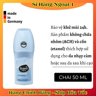 Bộ Sữa rửa mặt,Lăn khử mùi, Xịt thơm cơ thể Balea men cho nam của Đức - Mẫu mới nhất