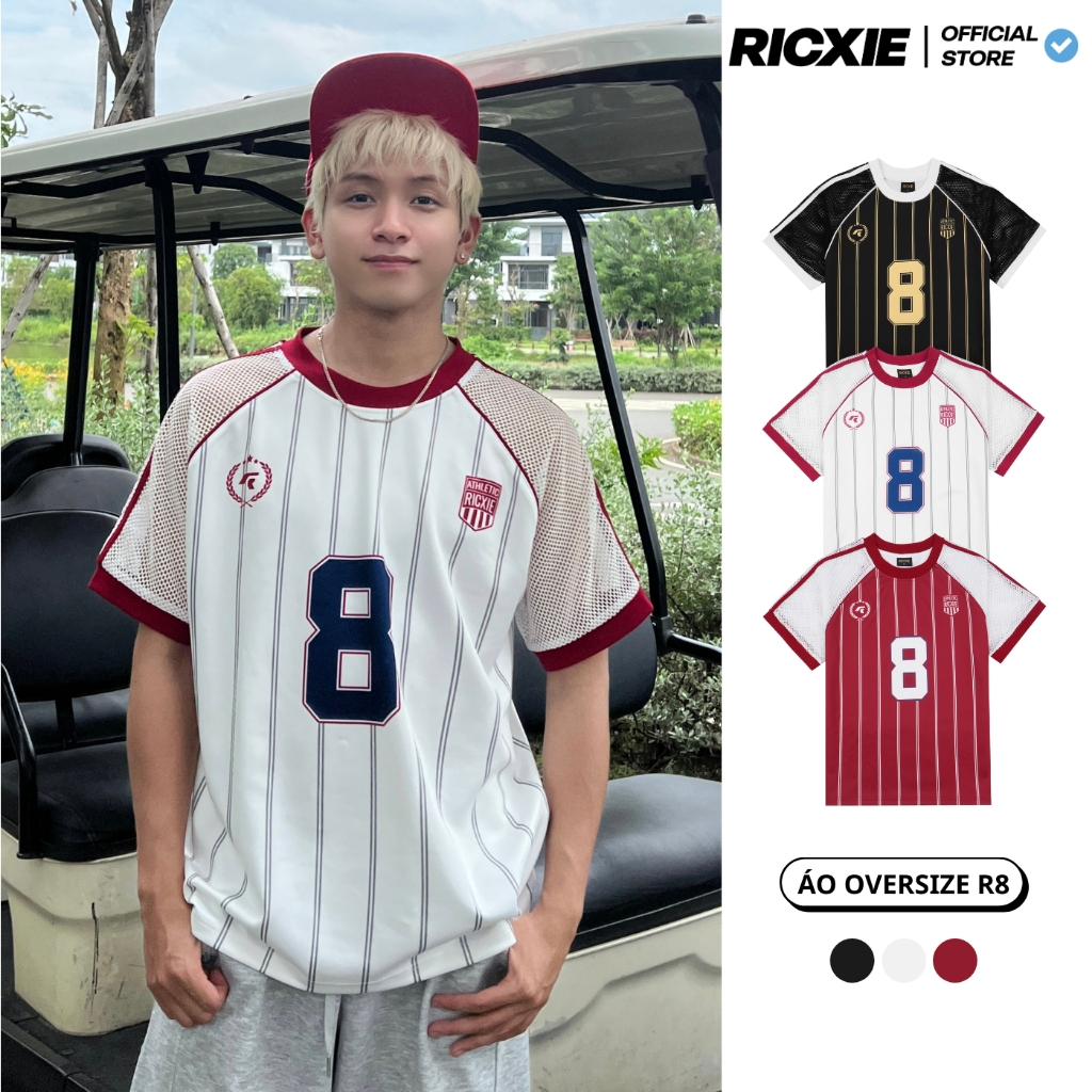 Áo Thun R8 RICXIE Tay Phối Lưới Cho Nam Nữ Form Oversize Nhiều Màu Top ...