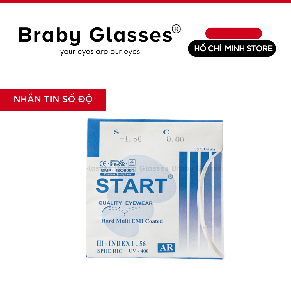 Mắt kính cận, loạn, viễn, lão Braby Glasses tròng kính lọc ánh sáng xanh, đổi màu ra nắng, chốnguv