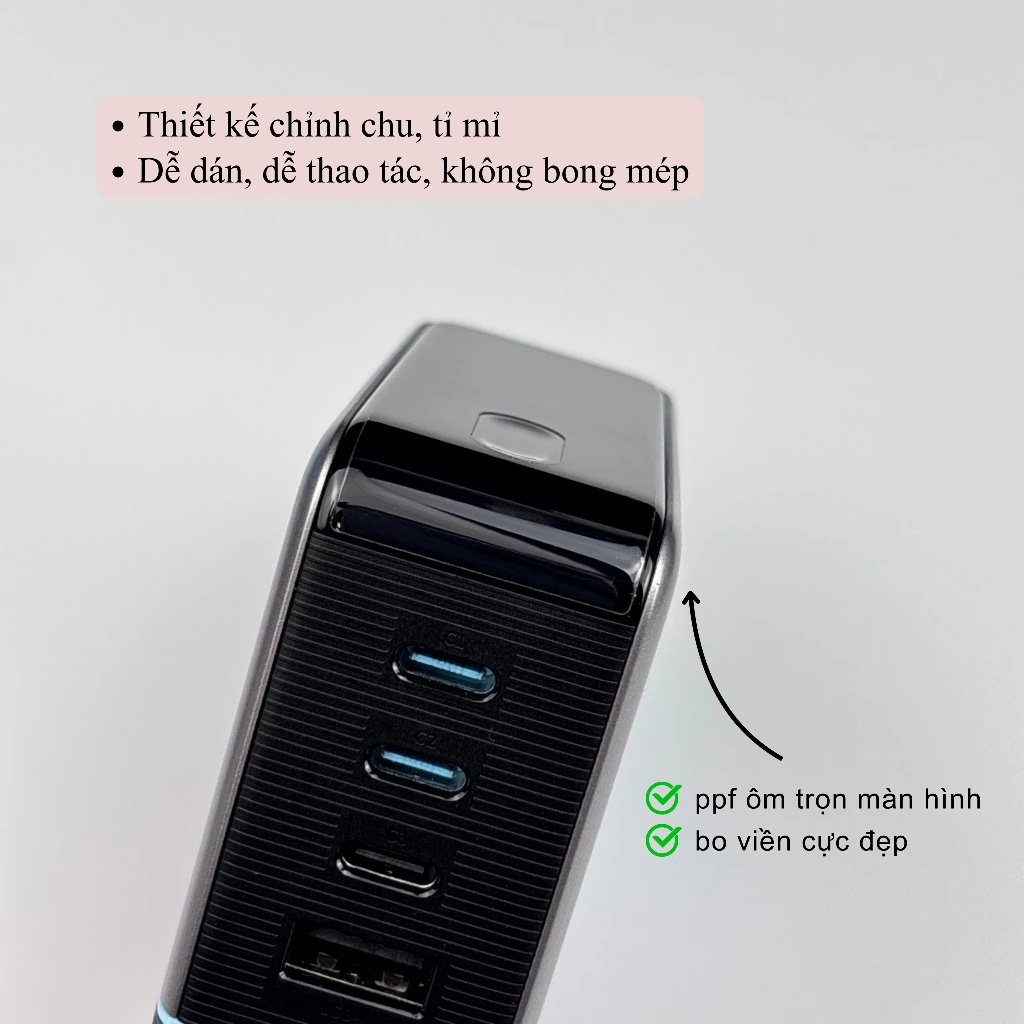 Miếng dán PPF film dành cho củ sạc Cuktech 10u AD1204U bền bỉ, chống xước | BigBuy360 - bigbuy360.vn