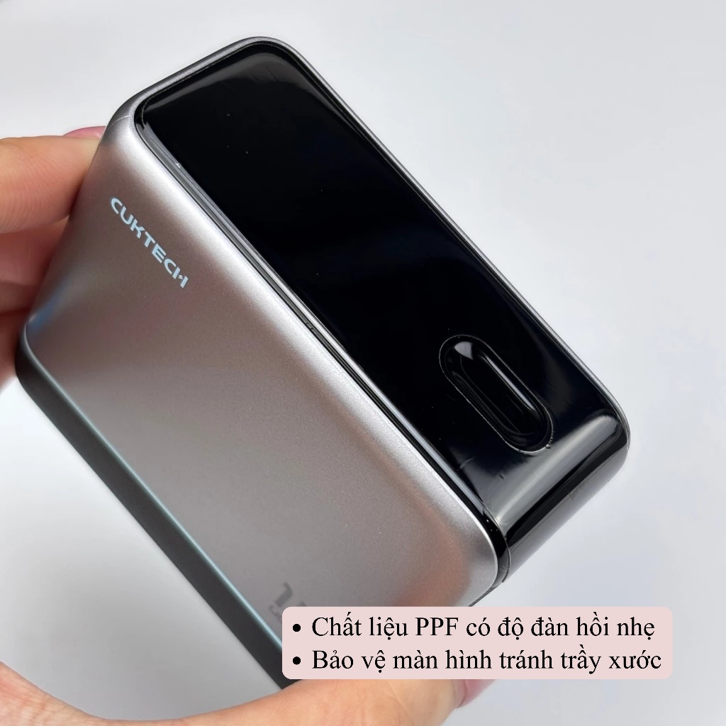 Miếng dán PPF film dành cho củ sạc Cuktech 10u AD1204U bền bỉ, chống xước | BigBuy360 - bigbuy360.vn