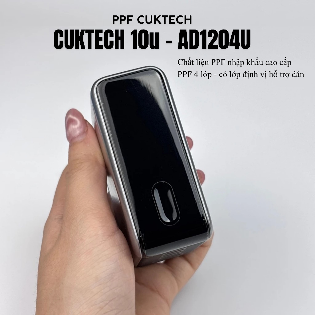 Miếng dán PPF film dành cho củ sạc Cuktech 10u AD1204U bền bỉ, chống xước | BigBuy360 - bigbuy360.vn