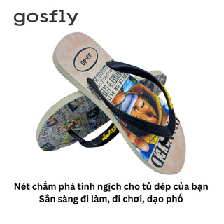 Dép Lào Nam Hoạ Tiết O.PIE_ Dép Kẹp Xỏ Ngón Nam Size 38-43 Dép Tông Đế Cao Su Nguyên Khối Bền Chắc, Đi Biển Đi Phố
