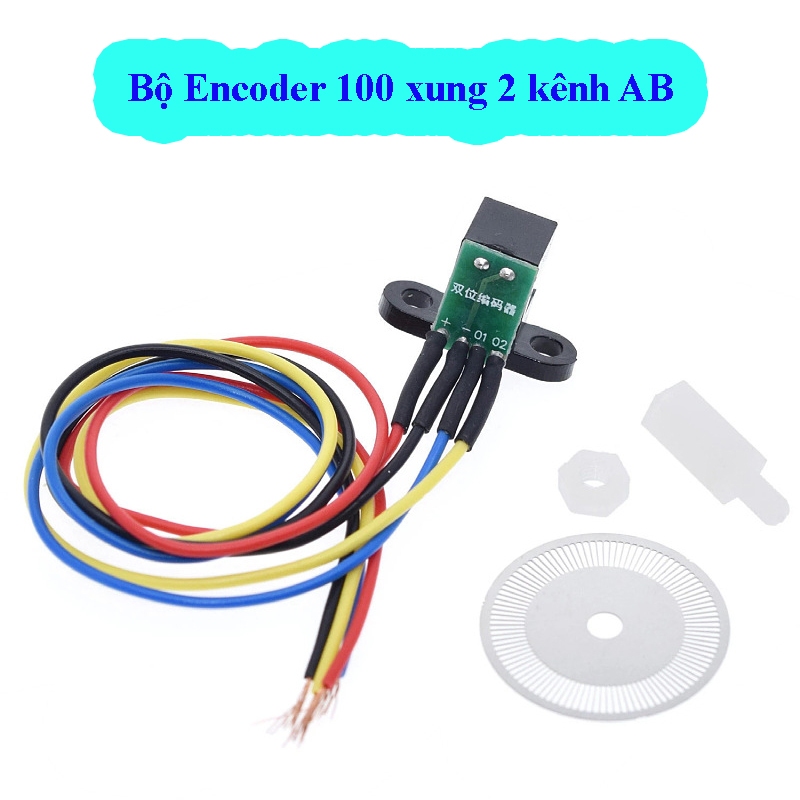 Bộ Encoder 100 Xung 2 Kênh AB (Encoder 100 PPR 2 Phase) | Shopee Việt Nam