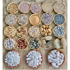 1Kg Đá Sỏi Trang Trí Bể Cá, Sỏi Trang Trí Chậu Cây, Cuội Trải Sân Vườn, Sỏi Biển, Sỏi Trắng,Lọc Nước