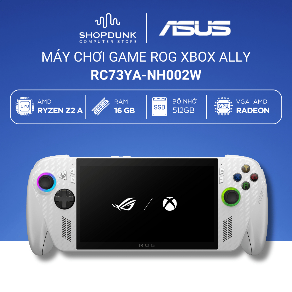Máy chơi game cầm tay ROG Xbox Ally RC73YA-NH002W (AMD Ryzen Z2 A ...