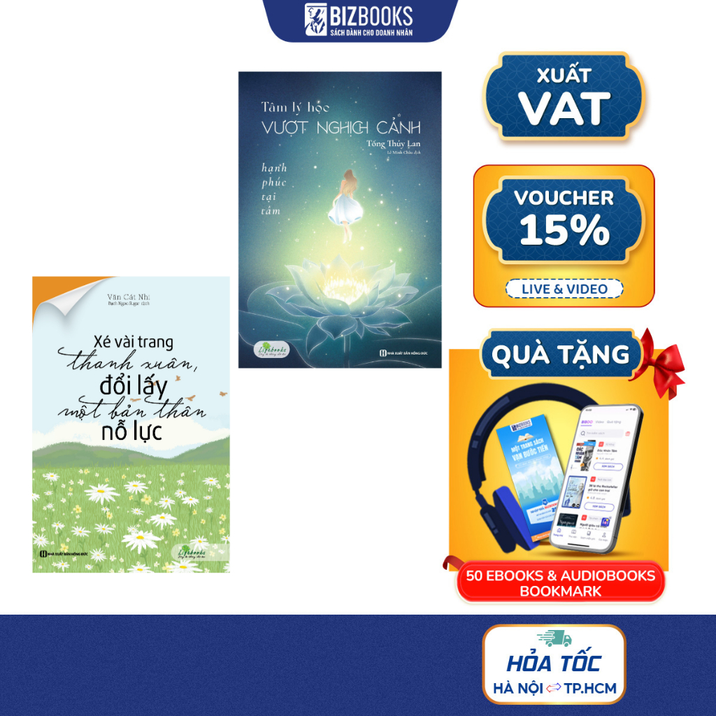 Sách Xé Vài Trang Thanh Xuân, Đổi Lấy Một Bản Thân Nỗ Lực & Tâm lý học vượt nghịch cảnh
