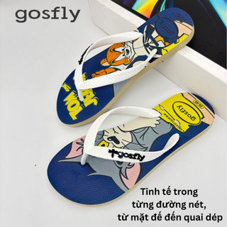 Dép Lào Nam Hoạ Tiết T@.M  Dép Kẹp Xỏ Ngón Nam Size 38-43 Dép Tông Đế Cao Su Nguyên Khối Bền Chắc
