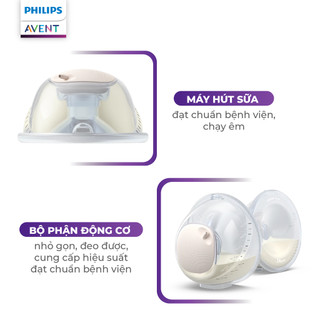 Máy hút sữa rảnh tay Philips Avent - Hút sữa hiệu quả, thoải mái tối đa cho mẹ bận rộn.
