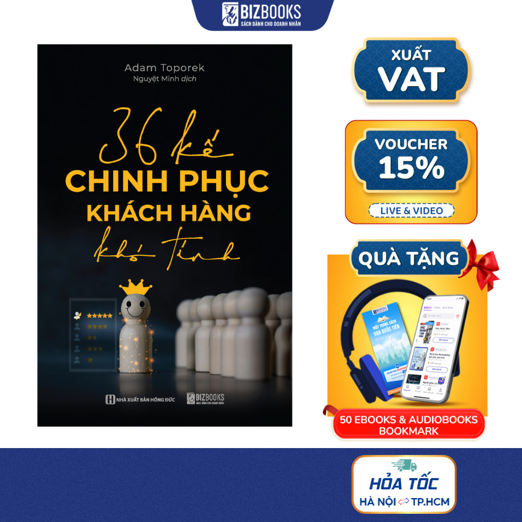 Sách 36 Kế Chinh Phục Khách Hàng Khó Tính - Bizbooks