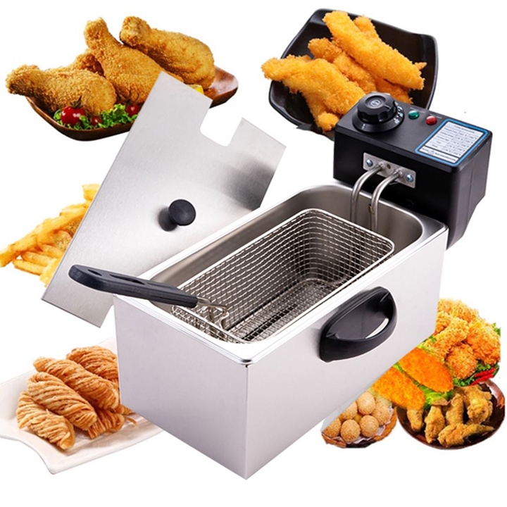 Bếp chiên 4L 2000W nhiệt độ cao, sôi cực nhanh