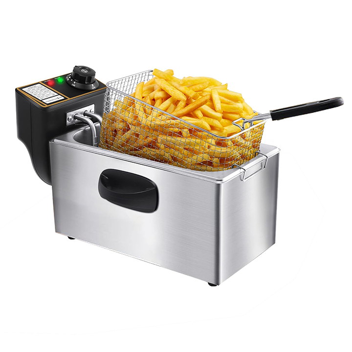 Bếp điện chiên nhúng 4L - 2000W đa năng chiên gà rán, khoai tây, đồ ăn nhanh