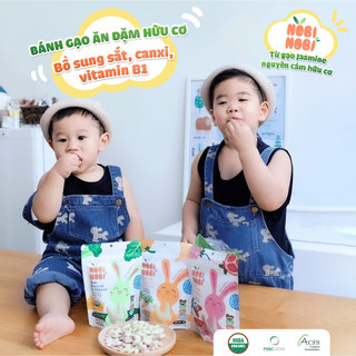 Bánh Gạo Ăn Dặm Hữu Cơ Cho Bé Nobi Nobi (Từ 8 Tháng) Từ Gạo Jasmine Hữu Cơ Thái Lan – Natural Market