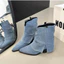Boots đế bằng thời trang mẫu mới (cao5-6cm)