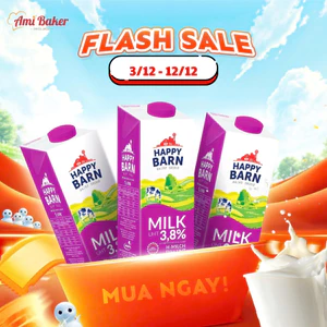 Sữa Tươi Nguyên Kem Happy Barn 1L