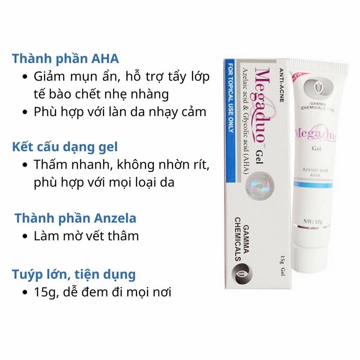 Acne Gel Gamma Megaduo Plus – 15 g – 3