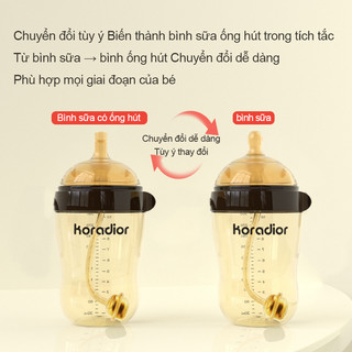 Youkebei Bình sữa cho trẻ sơ sinh Vật liệu PPSU Bình Sữa Mô Phỏng Tự Nhiên Mới chống sặc chống đầy hơi núm ti cho bé
