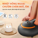 Máy Massage Chân Giảm Đau Nhức Cho Người Già Và Dân Văn Phòng Sưởi Ấm Hồng Ngoại Con Lăn 6D Nhiều Chế Độ Xoa Bóp — ảnh 5