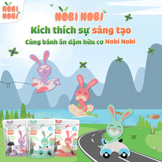 Bánh Gạo Ăn Dặm Hữu Cơ Cho Bé Nobi Nobi 40g – Giòn Tan, Bổ Dưỡng, Dễ Ăn – Natural Market