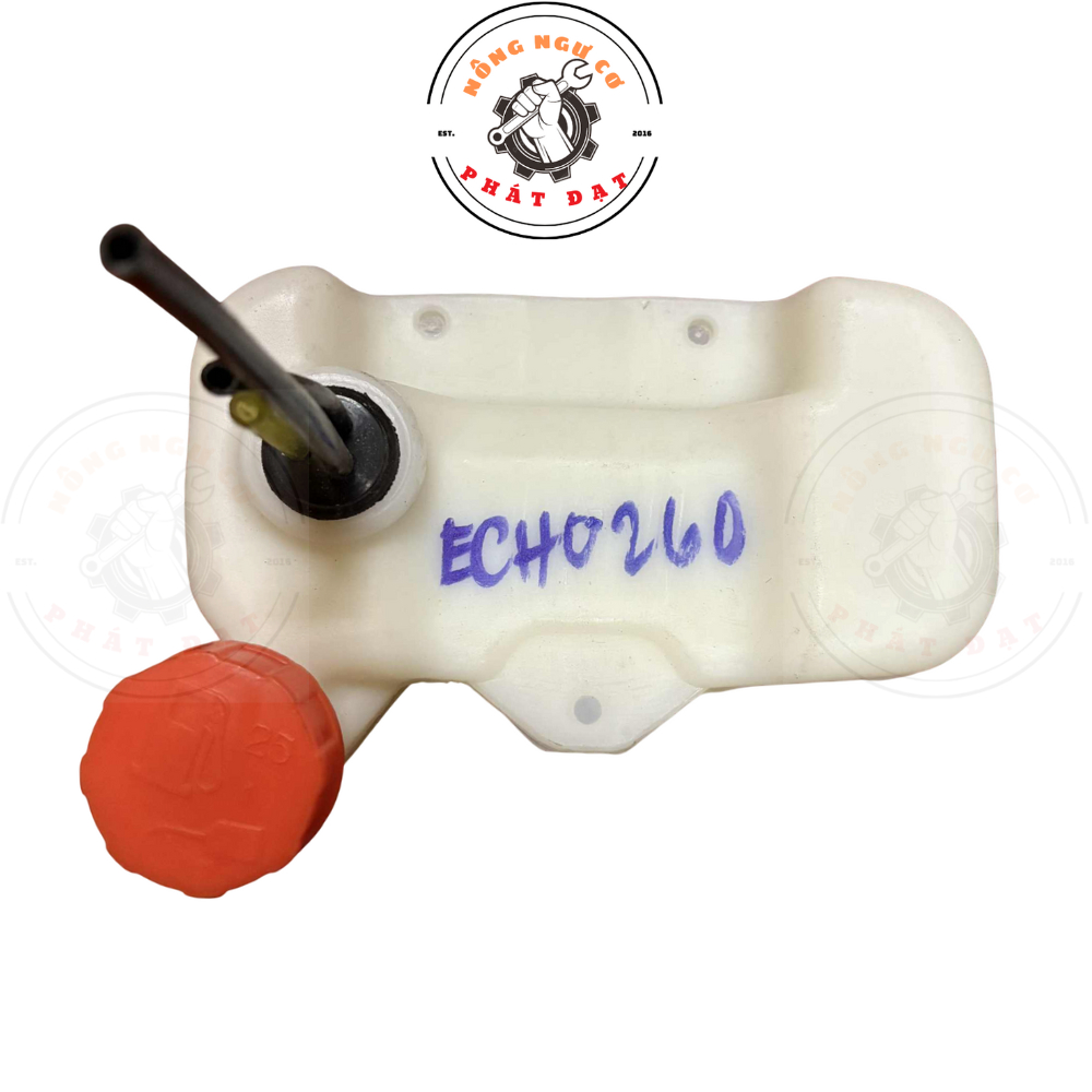 Bình xăng lớn máy cắt cỏ ECHO 260, chất lượng cao, dày dặn như zin, vừa khớp, tặng kèm dây+lọc xăng