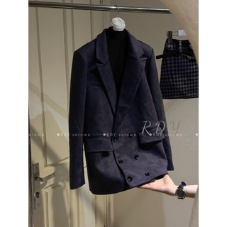 Siêu phẩm áo blaze da lộn màu xanh mix chân váy kẻ ô tặng kèm thắt lưng lên form chuẩn hàng cao cấp - Baotrang.clothes