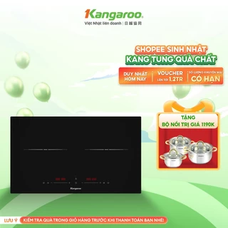 Bếp điện từ đôi Kangaroo KGIC38D1C - Tổng công suất 3800W