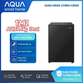 [SẢN PHẨM MỚI] Tủ lạnh Aqua 90 lít AQR-D100FA(BS) - Freeship toàn quốc