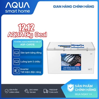 Tủ đông Aqua Inverter 519 Lít AQF-C6901E